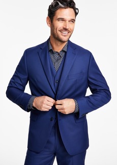 Alfani Men's Classic-Fit Stretch Solid Suit Jacket, Created for Macy's - Blue