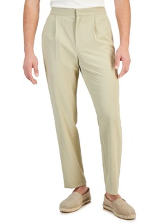 Alfani Men's Classic-Fit Textured Seersucker Suit Pants, Created for Macy's - Twill