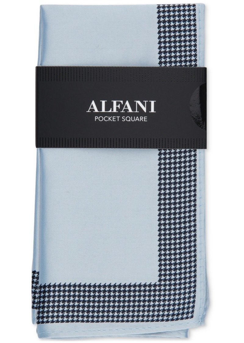 Alfani Men's Dann Solid Pocket Square, Created for Macy's - Lt Blue