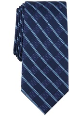 Alfani Men's Dash Stripe Tie, Created for Macy's - Navy