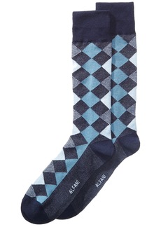 Alfani Men's Diamond Dress Socks, Created for Macy's - Blue Navy