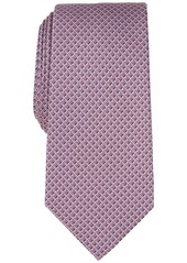 Alfani Men's Emerson Slim Geo Neat Tie, Created for Macy's - Pink