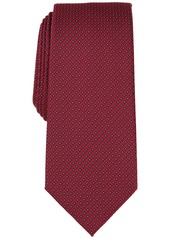 Alfani Men's Emerson Slim Geo Neat Tie, Created for Macy's - Pink