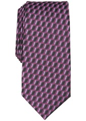 Alfani Men's Empire Geo-Print Tie, Created for Macy's - Pink