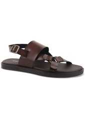 Alfani Men's Enzo Buckled-Strap Sandals Created for Macy's - Brown