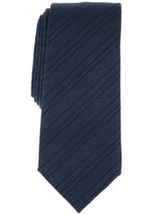 Alfani Men's Fabyan Tonal Stripe Tie, Created for Macy's - Black