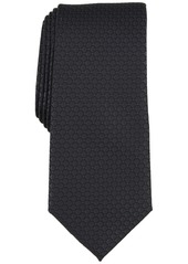 Alfani Men's Fendley Mini-Diamond Tie, Created for Macy's - Dark Red