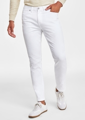 Alfani Men's Five-Pocket Straight-Fit Twill Pants, Created for Macy's - Pale Khaki