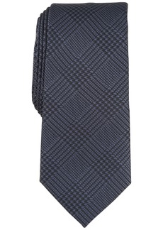 Alfani Men's Foxboro Plaid Tie, Created for Macy's - Black