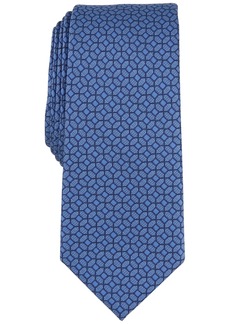 Alfani Men's Garner Geo-Pattern Tie, Created for Macy's - Blue