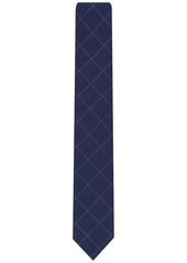 Alfani Men's Gering Plaid Tie, Created for Macy's - Black