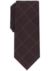 Alfani Men's Gering Plaid Tie, Created for Macy's - Black