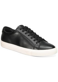 Alfani Men's Grayson Lace-Up Sneakers, Created for Macy's - Black w/ White