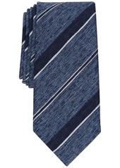 Alfani Men's Gwen Stripe Slim Tie, Created for Macy's - Blue