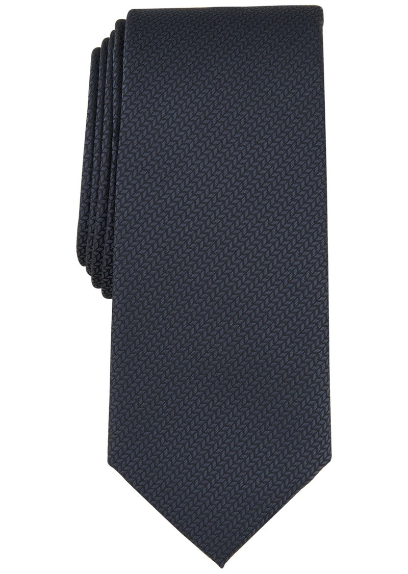 Alfani Men's Julian Textured Tie, Created for Macy's - Black