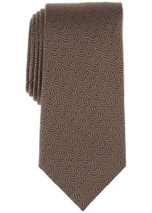 Alfani Men's Kenmore Geo-Pattern Tie, Created for Macy's - Teal