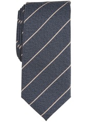 Alfani Men's Knighton Stripe Tie, Created for Macy's - Taupe