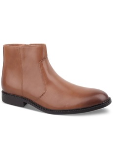 Alfani Men's Liam Side-Zip Boots, Created for Macy's - Brown