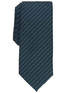 Alfani Men's Louvre Slim Tie, Created for Macy's - Teal