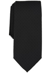 Alfani Men's Lunar Geo-Print Solid Tie, Created for Macy's - Taupe