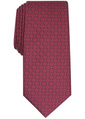 Alfani Men's Malone Grid Slim Tie, Created for Macy's - Black