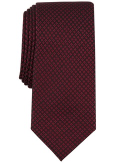 Alfani Men's Manor Geo-Print Tie, Created for Macy's - Red