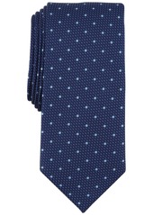 Alfani Men's Marshall Dot Tie, Created for Macy's - Burgundy