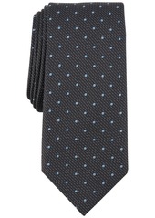 Alfani Men's Marshall Dot Tie, Created for Macy's - Burgundy