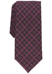 Alfani Men's Mathison Grid Slim Tie, Created for Macy's