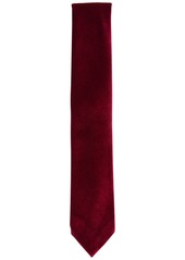 Alfani Men's Monroe Solid Velvet Tie, Created for Macy's - Black