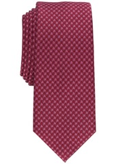 Alfani Men's Moore Houndstooth Tie, Created for Macy's - Black/whit