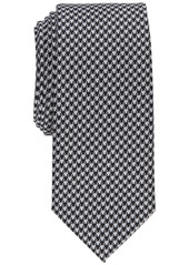 Alfani Men's Moore Houndstooth Tie, Created for Macy's - Black/whit
