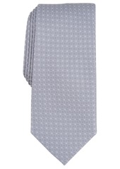 Alfani Men's Moores Geo-Pattern Tie, Created for Macy's - Cognac