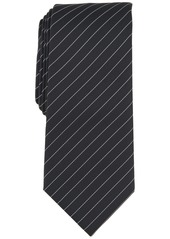 Alfani Men's Ozark Stripe Tie, Created for Macy's - Silver