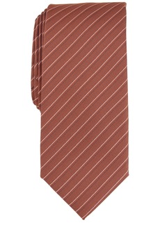 Alfani Men's Ozark Stripe Tie, Created for Macy's - Cognac