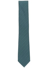 Alfani Men's Parkdale Abstract Tie, Created for Macy's - Navy