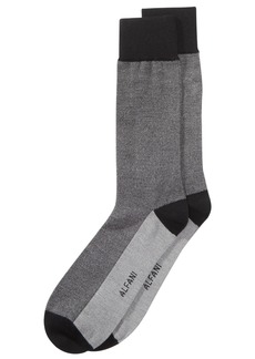 Alfani Men's Pique Solid Dress Socks, Created for Macy's - Charcoal
