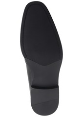 Alfani Men's Jackson Pointy Toe Mixed Texture Dress Shoe, Created for Macy's - Black