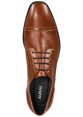 Alfani Men's Quincy Cap-Toe Lace-Up Shoes, Created for Macy's - Tan