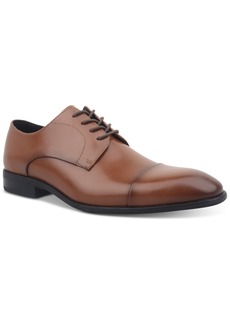 Alfani Men's Quinn Cap-Toe Oxford Dress Shoe, Created for Macy's - Tan