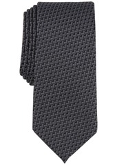 Alfani Men's Scott Slim Mini-Neat Tie, Created for Macy's - Hunter