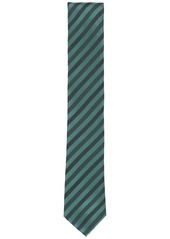 Alfani Men's Seth Stripe Tie, Created for Macy's - Green