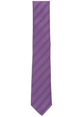 Alfani Men's Sidney Stripe Tie, Created for Macy's - Plum