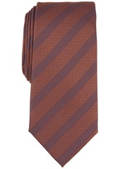 Alfani Men's Sidney Stripe Tie, Created for Macy's - Plum