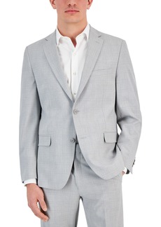 Alfani Men's Slim-Fit Stretch Solid Suit Jacket, Created for Macy's - Light Grey