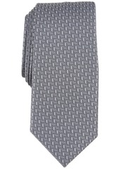 Alfani Men's Slim Geometric Tie, Created for Macy's - Pink