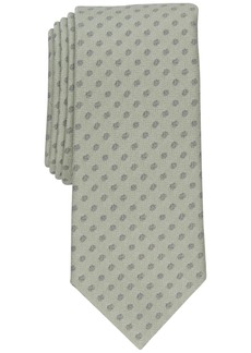Alfani Men's Slim Herringbone Dot Tie, Created for Macy's