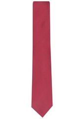 Alfani Men's Slim Textured Tie, Created for Macy's - Navy