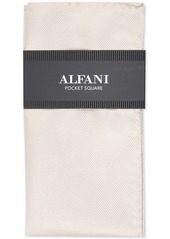 Alfani Men's Solid Pocket Square, Created for Macy's - Navy