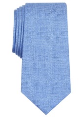Alfani Men's Solid Slim Tie, Created for Macy's - Light Navy